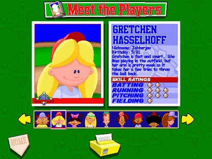 Backyard Baseball Microsoft Windows PC CD-PC Gamez USA