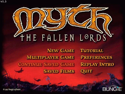 Myth The Fallen Lords 1997 Microsoft Windows PC CD Bungie Eidos-PC Gamez USA