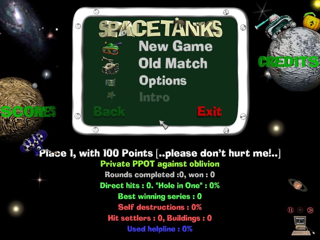 Spacetanks Microsoft Windows PC CD-PC Gamez USA