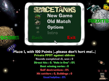 Spacetanks Microsoft Windows PC CD-PC Gamez USA