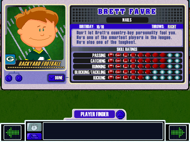 Backyard Football 2002 Microsoft Windows PC CD-PC Gamez USA