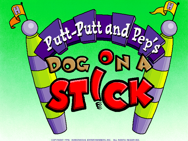 Putt Putt & Pep's Dog on a Stick Microsoft Windows PC CD-PC Gamez USA