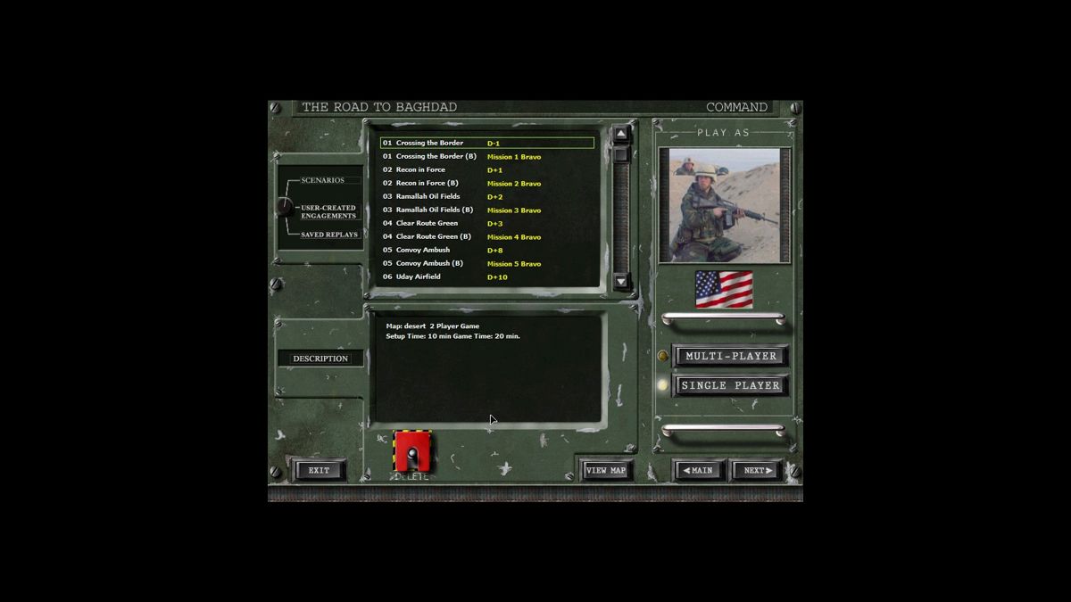 The Road To Baghdad Microsoft Windows PC CD-PC Gamez USA