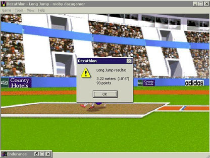 Caitlyn Jenner's World Class Decathlon Microsoft Windows PC CD-PC Gamez USA