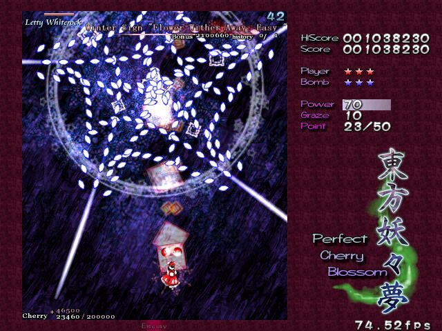 Perfect Cherry Blossom Microsoft Windows PC CD-PC Gamez USA