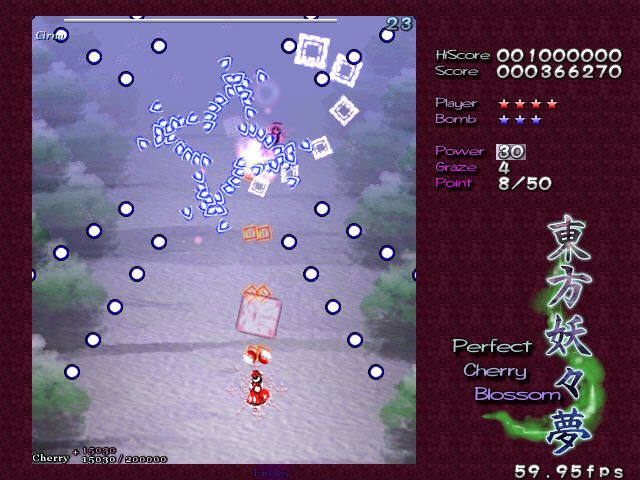 Perfect Cherry Blossom Microsoft Windows PC CD-PC Gamez USA