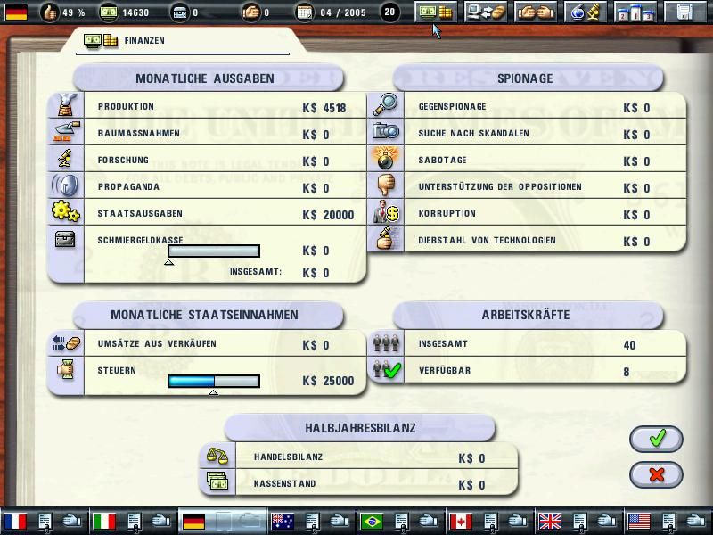 Political Tycoon Microsoft Windows PC CD-PC Gamez USA