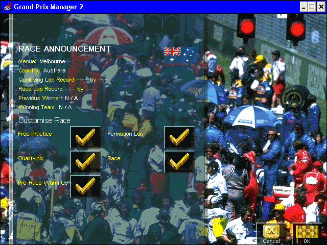 Grand Prix Manager 2 Microsoft Windows PC CD-PC Gamez USA