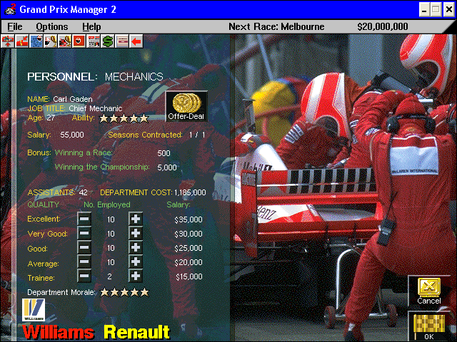 Grand Prix Manager 2 Microsoft Windows PC CD-PC Gamez USA