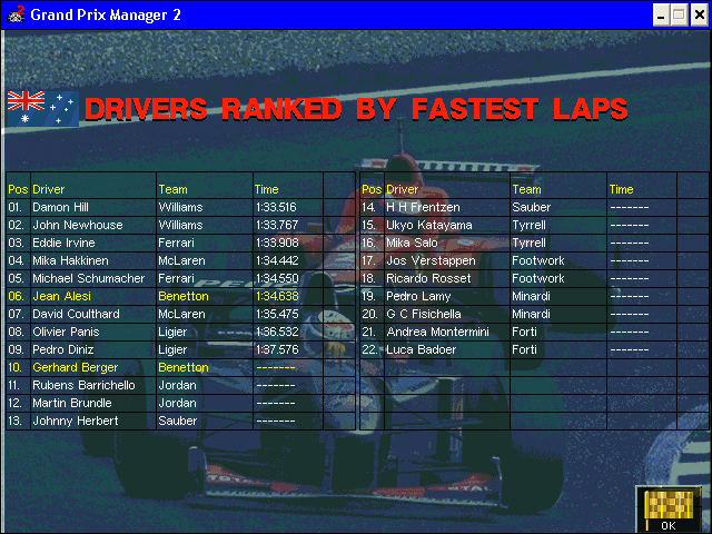 Grand Prix Manager 2 Microsoft Windows PC CD-PC Gamez USA