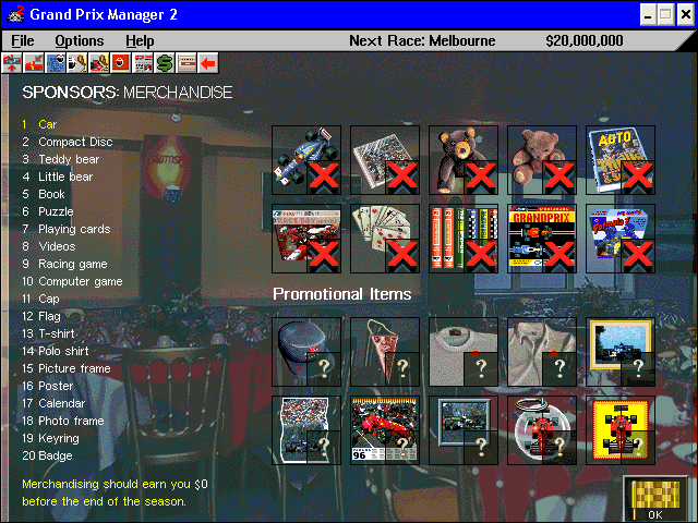Grand Prix Manager 2 Microsoft Windows PC CD-PC Gamez USA