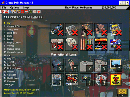 Grand Prix Manager 2 Microsoft Windows PC CD-PC Gamez USA