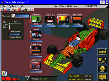 Grand Prix Manager 2 Microsoft Windows PC CD-PC Gamez USA