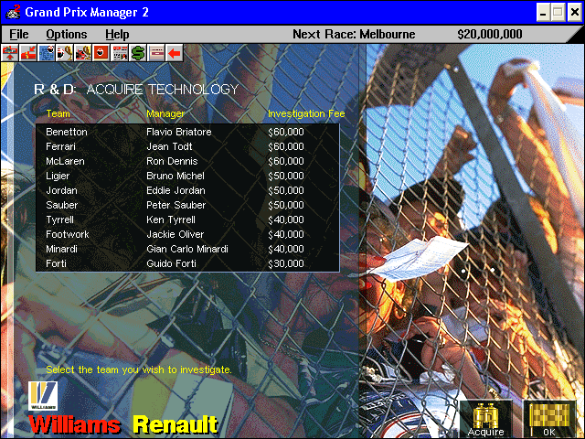 Grand Prix Manager 2 Microsoft Windows PC CD-PC Gamez USA