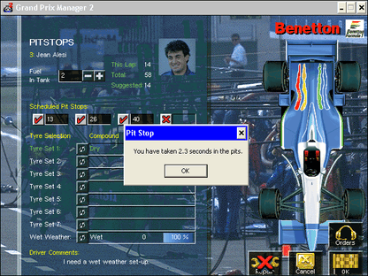 Grand Prix Manager 2 Microsoft Windows PC CD-PC Gamez USA