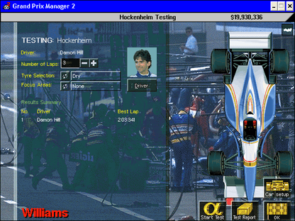 Grand Prix Manager 2 Microsoft Windows PC CD-PC Gamez USA
