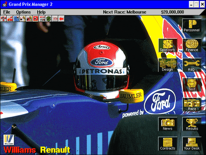 Grand Prix Manager 2 Microsoft Windows PC CD-PC Gamez USA