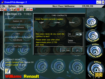 Grand Prix Manager 2 Microsoft Windows PC CD-PC Gamez USA