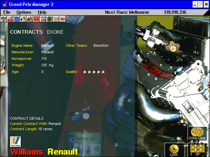 Grand Prix Manager 2 Microsoft Windows PC CD-PC Gamez USA
