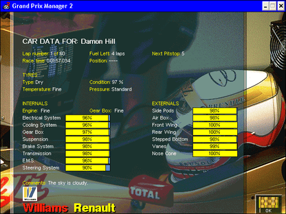 Grand Prix Manager 2 Microsoft Windows PC CD-PC Gamez USA
