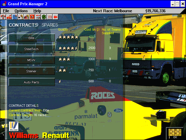 Grand Prix Manager 2 Microsoft Windows PC CD-PC Gamez USA