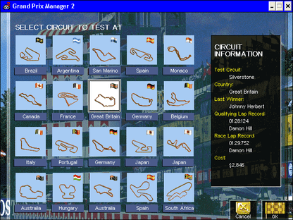 Grand Prix Manager 2 Microsoft Windows PC CD-PC Gamez USA