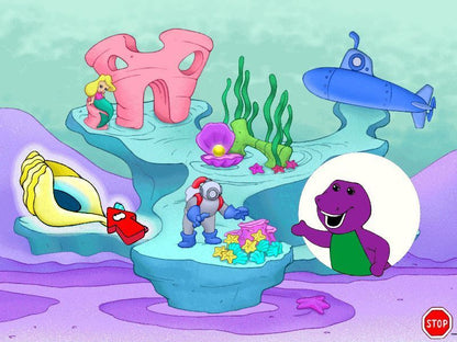 BARNEY UNDER THE SEA Microsoft Windows PC CD-PC Gamez USA