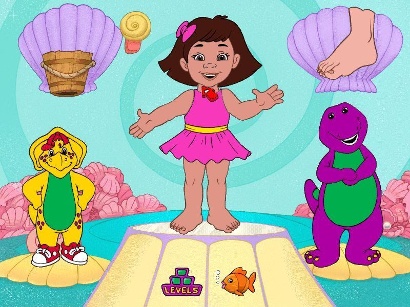 BARNEY UNDER THE SEA Microsoft Windows PC CD-PC Gamez USA