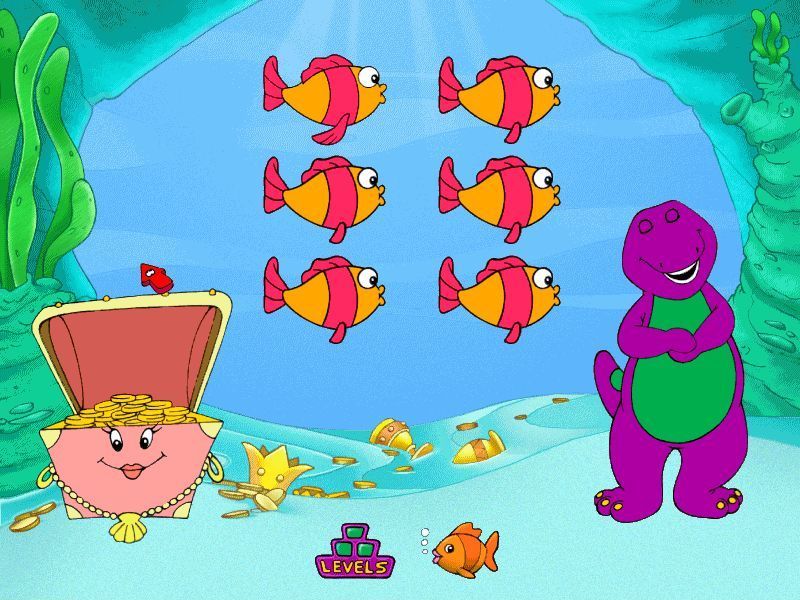 BARNEY UNDER THE SEA Microsoft Windows PC CD-PC Gamez USA