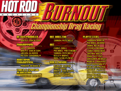 Hot Rod Burnout - Championship Drag Racing (Bethesda)(1998) Microsoft Windows PC CD-PC Gamez USA