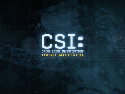 CSI Crime Scene Investigation Dark Motives Disc 1-3 Microsoft Windows PC CD-PC Gamez USA