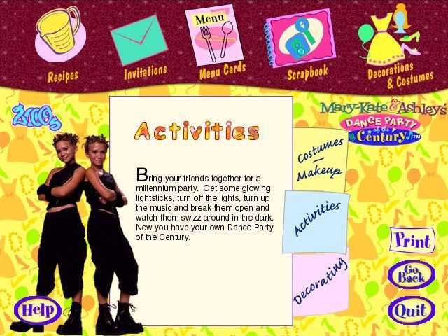 Mary Kate Ashley's DANCE PARTY of the century Microsoft Windows PC CD-PC Gamez USA