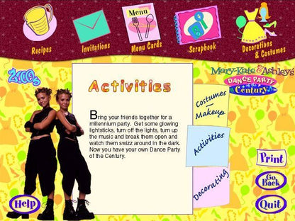 Mary Kate Ashley's DANCE PARTY of the century Microsoft Windows PC CD-PC Gamez USA