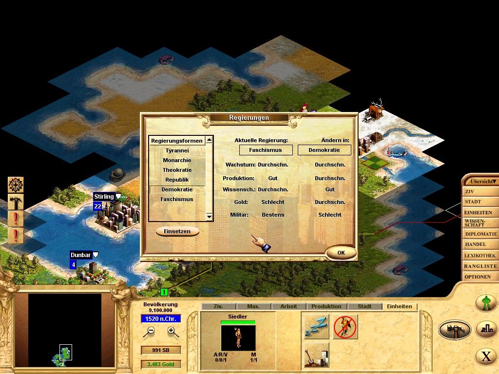 Civilization Call To Power Microsoft Windows PC CD-PC Gamez USA