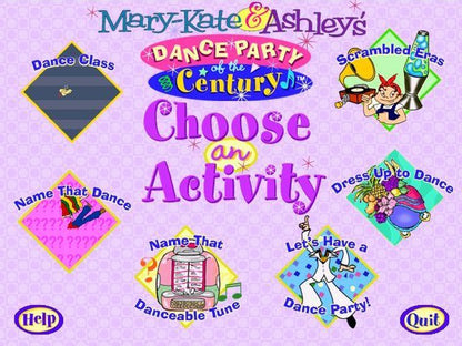 Mary Kate Ashley's DANCE PARTY of the century Microsoft Windows PC CD-PC Gamez USA