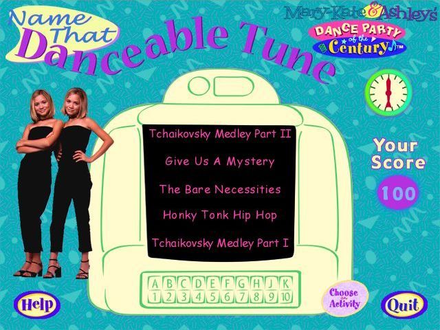 Mary Kate Ashley's DANCE PARTY of the century Microsoft Windows PC CD-PC Gamez USA