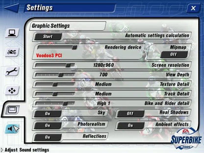 Superbikes 2001 Microsoft Windows PC CD-PC Gamez USA