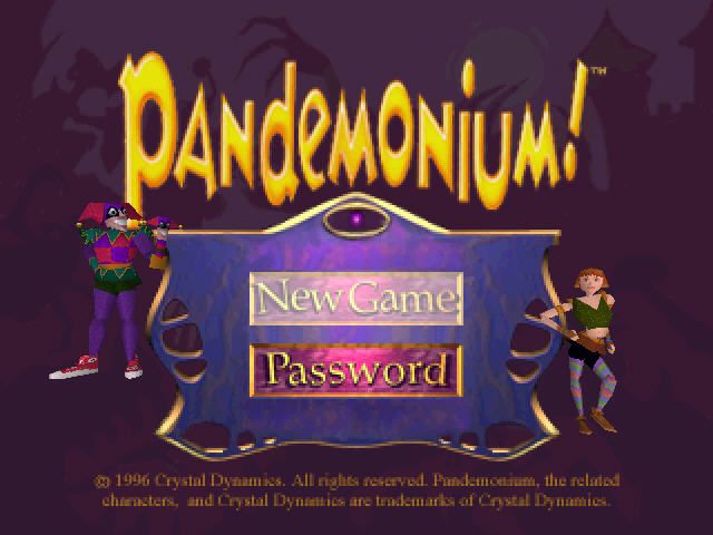 Pandemonium! Microsoft Windows PC CD-PC Gamez USA