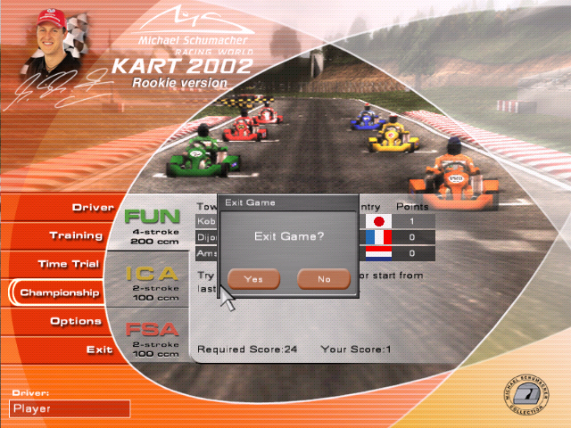 Michael Schumacher Racing World Kart 2002 Microsoft Windows PC CD-PC Gamez USA