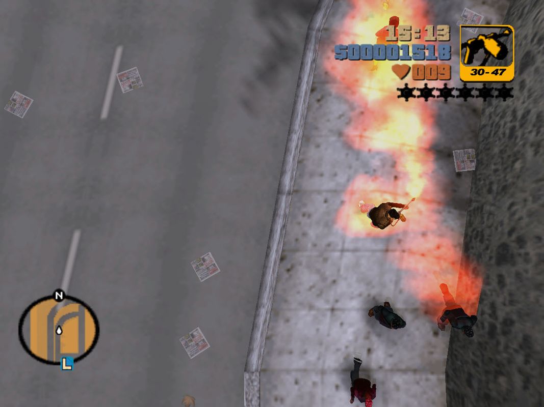 Grand Theft Auto III GTA 3 2001 Microsoft Windows PC CD Rockstar DMA-PC Gamez USA