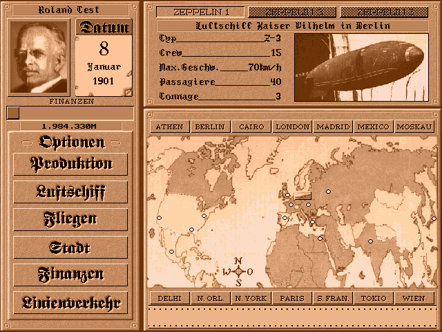 Zeppelin! Microsoft WIndows PC CD-PC Gamez USA
