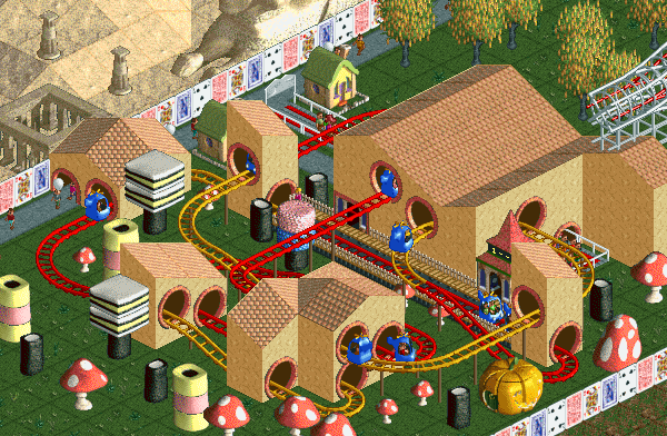 RollerCoaster Tycoon - Corkscrew Follies Microsoft Windows PC CD-PC Gamez USA