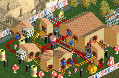 RollerCoaster Tycoon - Corkscrew Follies Microsoft Windows PC CD-PC Gamez USA