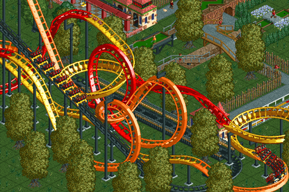 RollerCoaster Tycoon - Corkscrew Follies Microsoft Windows PC CD-PC Gamez USA