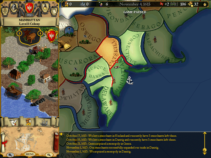 Europa Universalis Microsoft Windows PC CD-PC Gamez USA