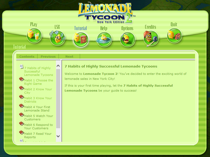 Lemonade Tycoon 2 - New York City Microsoft Windows PC CD-PC Gamez USA