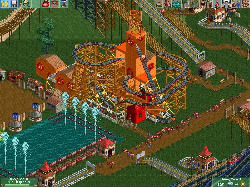 RollerCoaster Tycoon 2 Microsoft Windows PC CD-PC Gamez USA