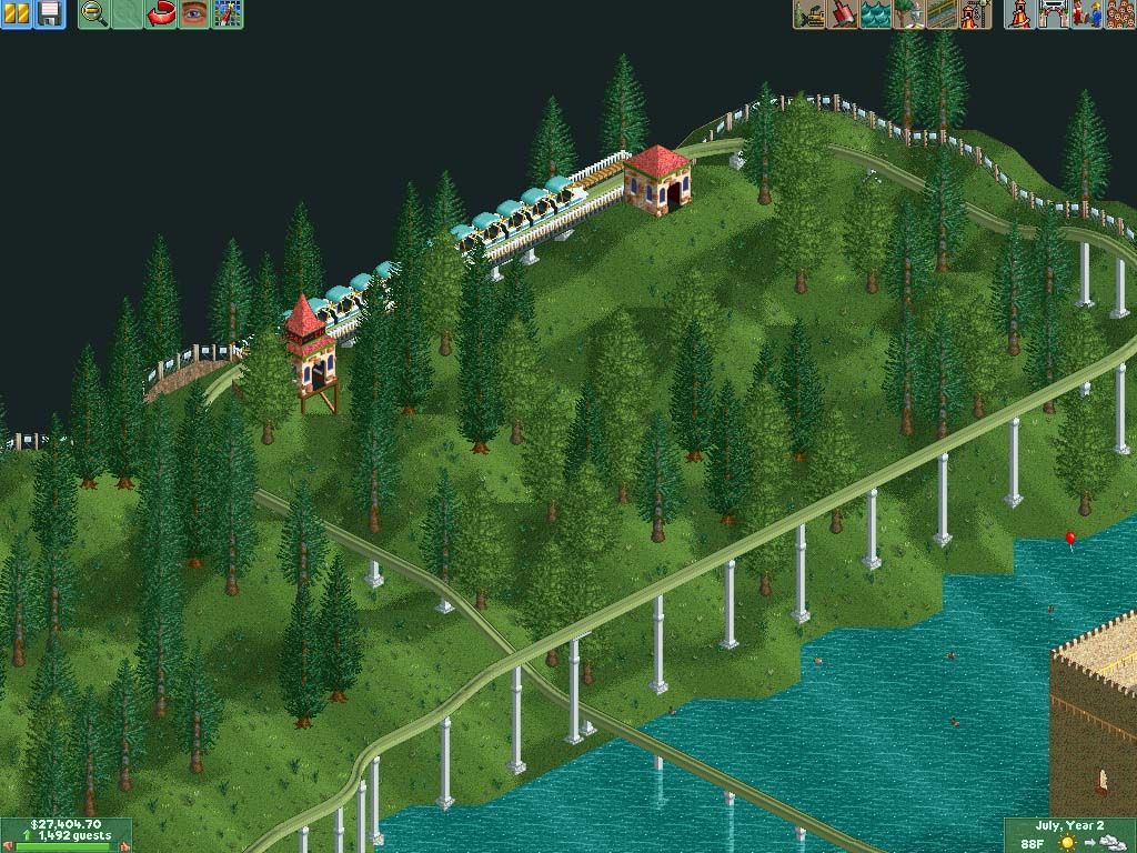 RollerCoaster Tycoon 2 Microsoft Windows PC CD-PC Gamez USA