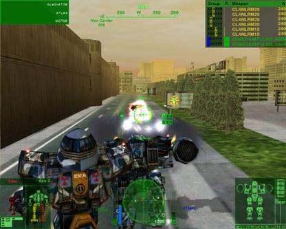 MechWarrior 4 Mercenaries Disc 1 -2 Microsoft Windows PC CD-PC Gamez USA