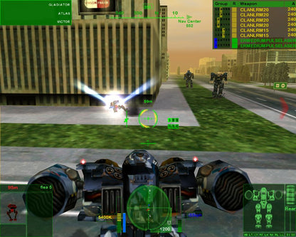 MechWarrior 4 Mercenaries Disc 1 -2 Microsoft Windows PC CD-PC Gamez USA